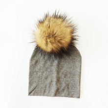 Load image into Gallery viewer, Faux Fur Baby Cap