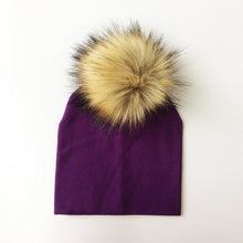 Load image into Gallery viewer, Faux Fur Baby Cap