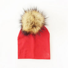 Load image into Gallery viewer, Faux Fur Baby Cap