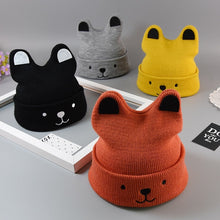 Load image into Gallery viewer, Baby Warm Bear Cartoon Hat