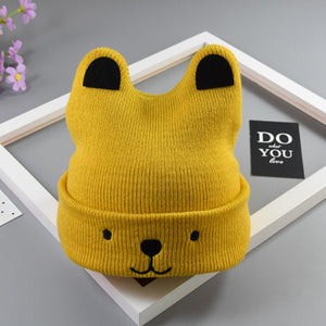 Baby Warm Bear Cartoon Hat